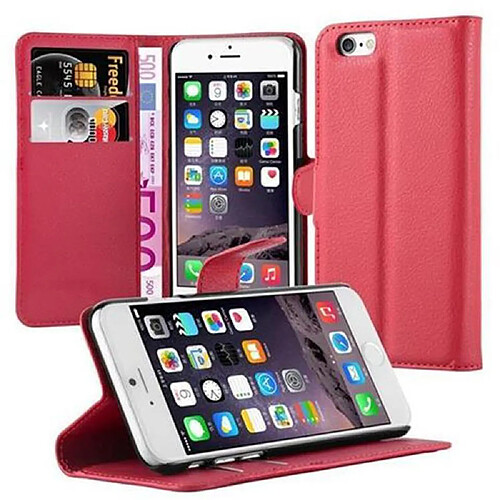 Cadorabo Coque iPhone 6 / 6S Etui en Rouge