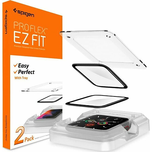 Spigen Sgp Spigen AFL01219 Accessoire pour smartwatch Protecteur d'écran Transparent Verre trempé