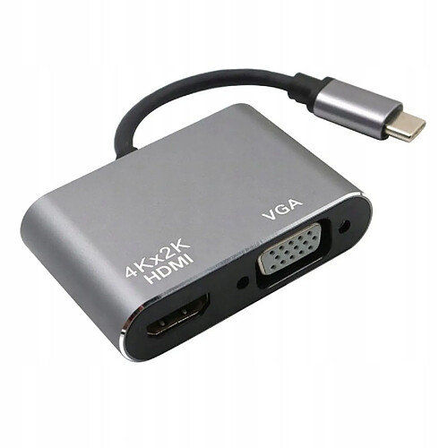 GUPBOO Adaptateur USB-C USB3.1 - Adaptateur VGA HDMI 4K,JL1767