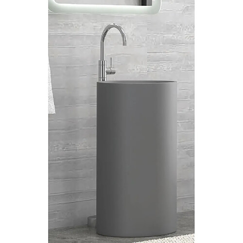 Karag Lavabo totem MILOS 82x44 cm en solid surface