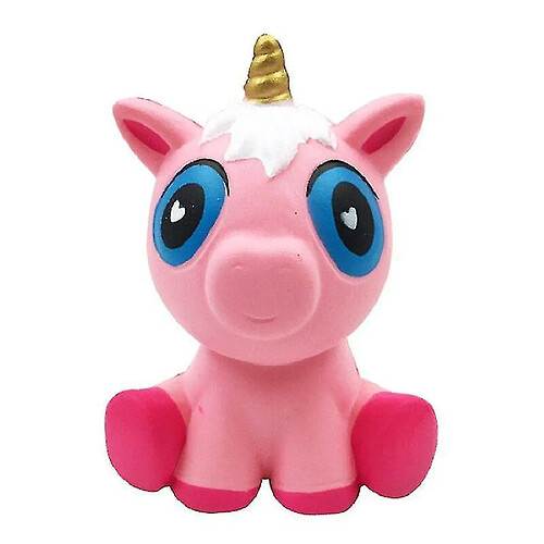 Universal Géant grand poney rose licorne doux jouet de squeeze lent