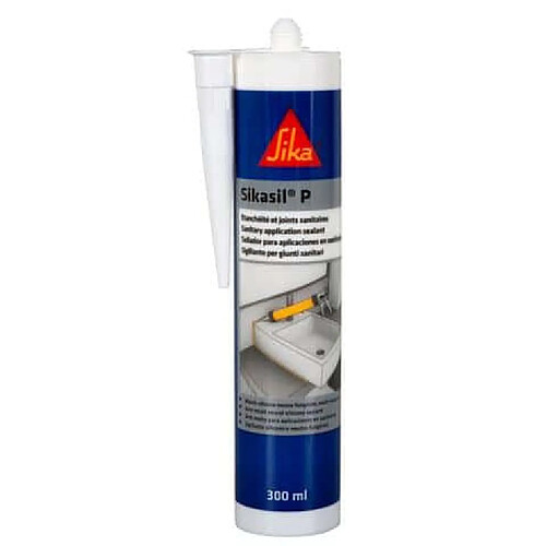 Mastic silicone universel pour joint d'étanchéité - SIKA Sikasil-P Marine - Transparent - 300ml