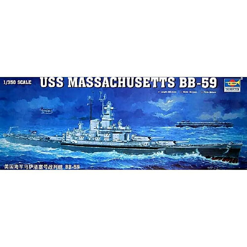 Trumpeter Maquette Bateau Uss Massachusetts Bb-59