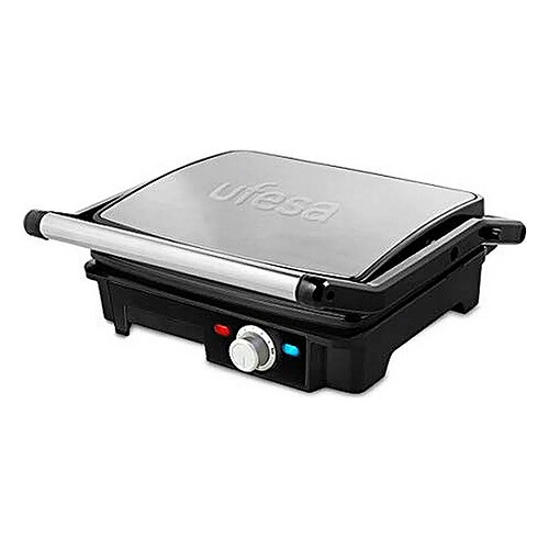 Totalcadeau Gril à ouverture à 180 2200W Noir Acier inoxydable viande et sandwish pas cher