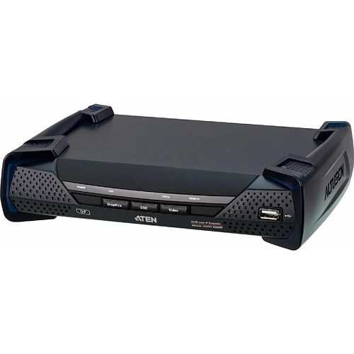 Elysees Paris ALTUSEN KE9950R 4K DisplayPort Single Display KVM over IP Receiver - KVM-/Audio-/USB-/serieller Extender - Empfänger - USB