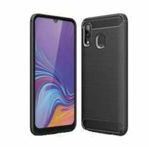 DLH Energy BLACK SILICONE SHELL SAMSUNG GALAXY A20E