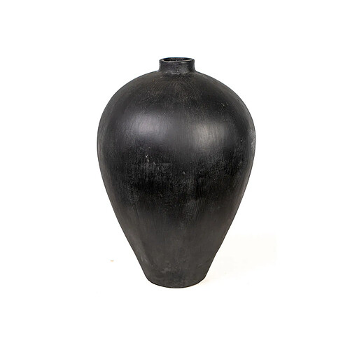 Vase de sol Alexandra House Living Noir Céramique 40 x 65 x 40 cm