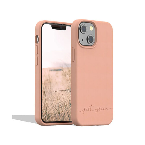 BIGBEN Coque iPhone 13 mini Natura Sand - Eco-conçue Just Green