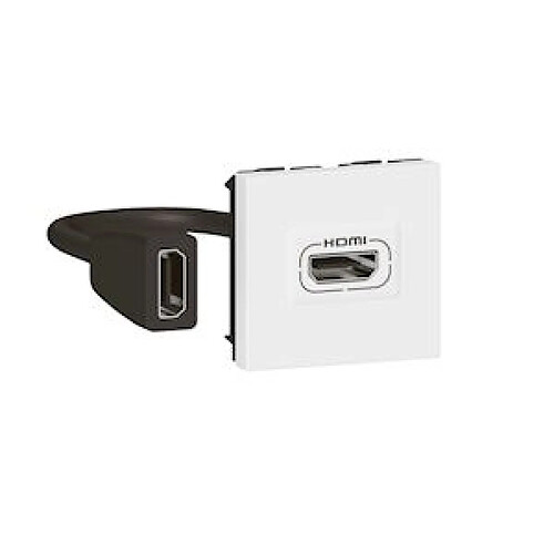 prise hdmi - préconnectorisée - 2 modules - legrand 078979l