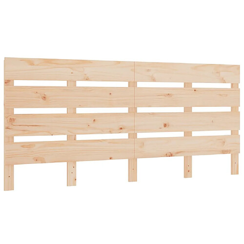 Maison Chic Tête de lit moderne pour chambre - Décoration de lit 120x3x80 cm Bois massif de pin -MN79514