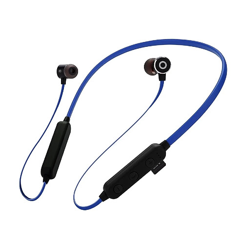 Wewoo Bluetooth 4.2 Sport Ecouteur sans fil Bluetooth, Carte de support (Noir Bleu)