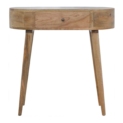 Artisan Furniture Console en bois massif Albion chêne avec 1 tiroir, mobilier d'entrée, console