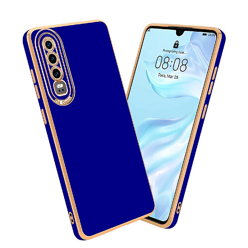 Cadorabo Coque Huawei P30 Etui en Bleu