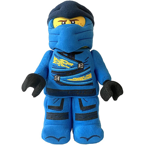 Manhattan Toy- Jay Ninja Warrior Lego Ninjago Personnage en Peluche, 335550, Multicolour, 33.02cm