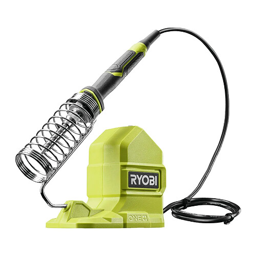 Ryobi - Fer à souder 18V - 480°C - Livré avec 2 pannes et du fil à souder 100g - variateur de température - RSI18-0