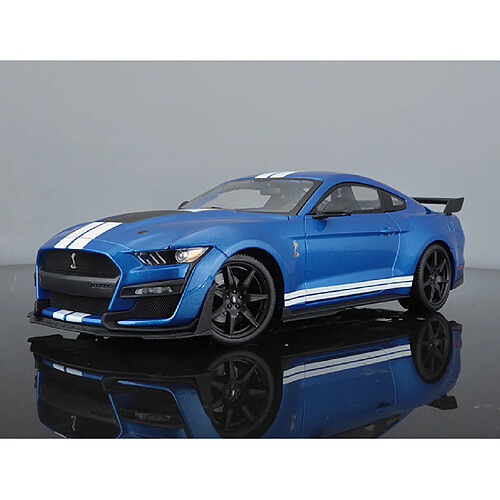 Universal 1: 18 Mustang GT500 haute précision moulée sous pression modèle de voiture collection cadeau |(Bleu)