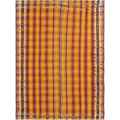 Vidal Tapis de laine 217x163 orange Jajim