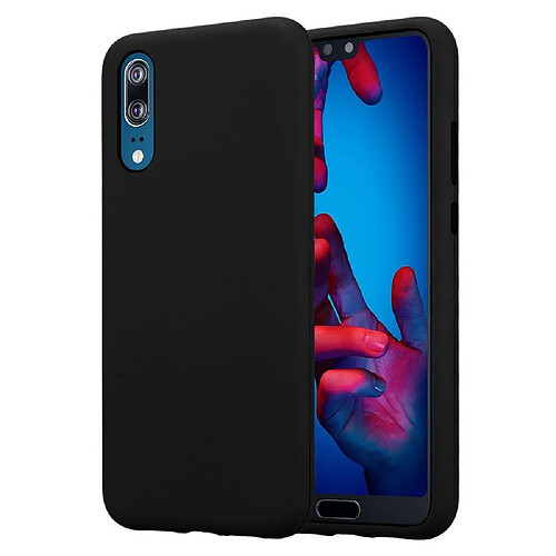 Cadorabo Coque Huawei P20 Etui en Noir