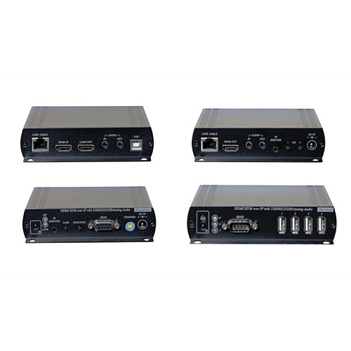 Dexlan ABI DIFFUSION KIT PROLONGATEUR KVM HDMI 1080P / USB / RS232 SUR IP