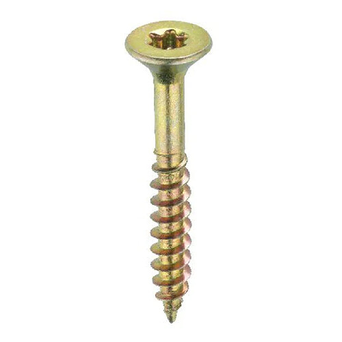 Connex Lot de 160 vis universelles à aggloméré avec empreinte étoile Torx et tête fraisée Galvanisé 5 x 70 mm