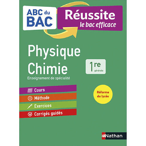 Physique chimie 1re générale : enseignement de spécialité : réforme du lycée · Occasion