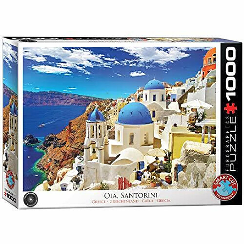 Eurographics Oia Santorini grAce Puzzle 1000 piAces