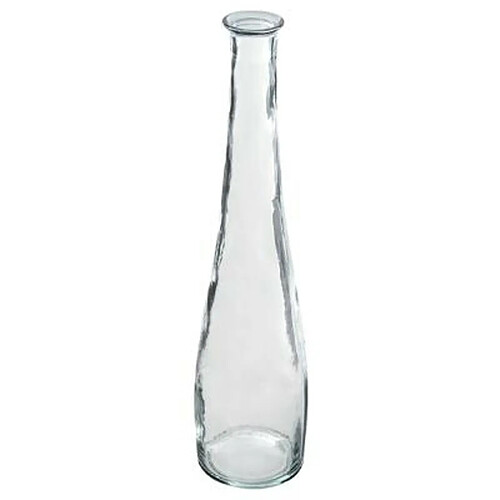 Vase en Verre Recyclé Long 80cm Transparent