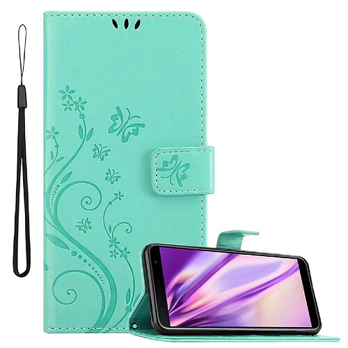 Cadorabo Coque Samsung Galaxy J4 PLUS Etui en Turquoise