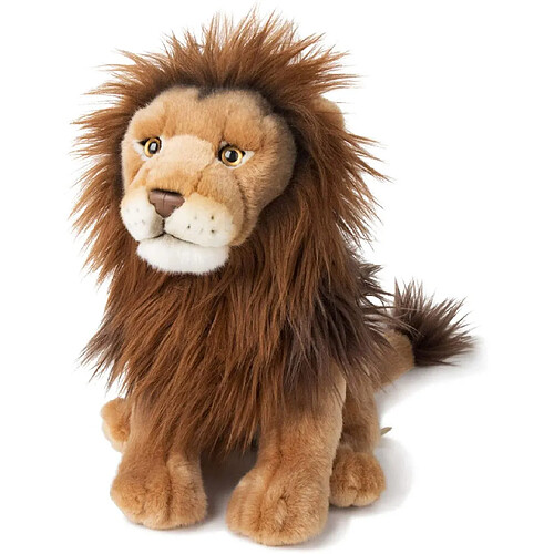 WWF peluche lion de 30 cm marron