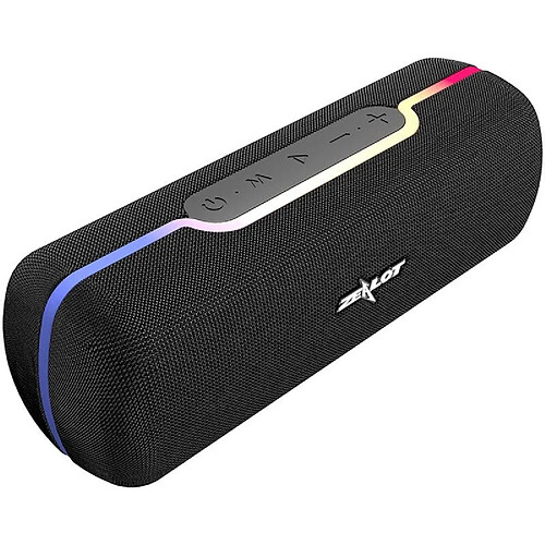 Universal Haut-parleur Bluetooth 5.0 Haut-parleur HiFi Stéréo Subwoofer Carte TF 1800mAh Étanche Portable Sans Fil Extérieur Avec Microphone | Haut-parleur Portable (Noir)