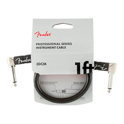 FenderProfessional Series Instrument Cable, 30cm, Black