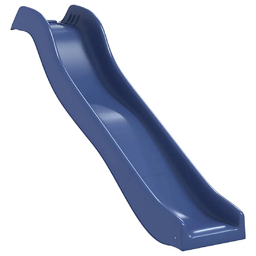 vidaXL Toboggan de jeu bleu 174x38 cm polypropylène