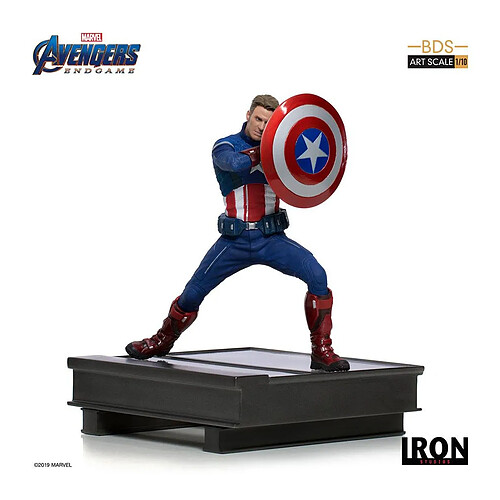 Iron Studios Avengers : Endgame - Statuette BDS Art Scale 1/10 Captain America 2023 19 cm