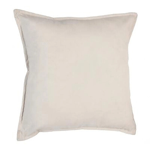 Pegane Coussin coloris ivoire - Dim : 45 x 45 cm