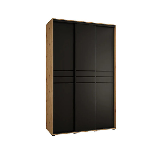 Abiks Meble Armoire Davos 10 À Portes Coulissantes 235,2/160/45 3 Portes