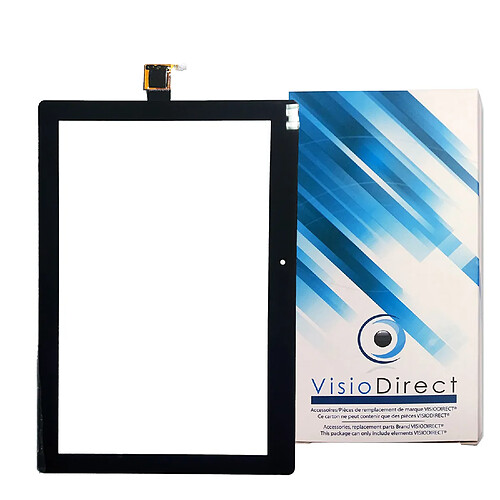 Visiodirect Vitre ecran tactile pour Lenovo Tab 2 A10-30 X30F 10"" Tablette noir