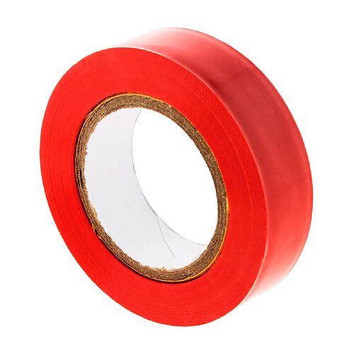 Rouleau adhésif 15mmX 10m - Rouge - Zenitech