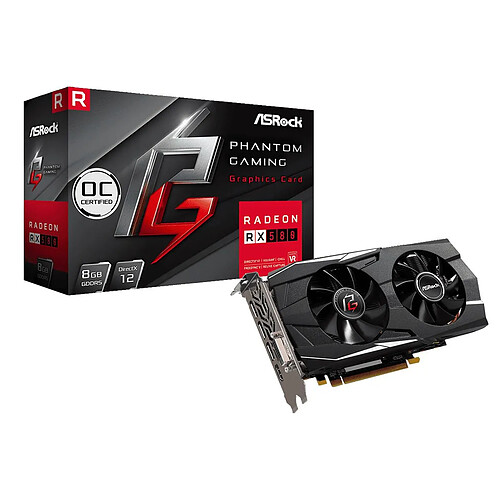 ASRock Radeon RX580 - Phantom Gaming D - 8 Go OC