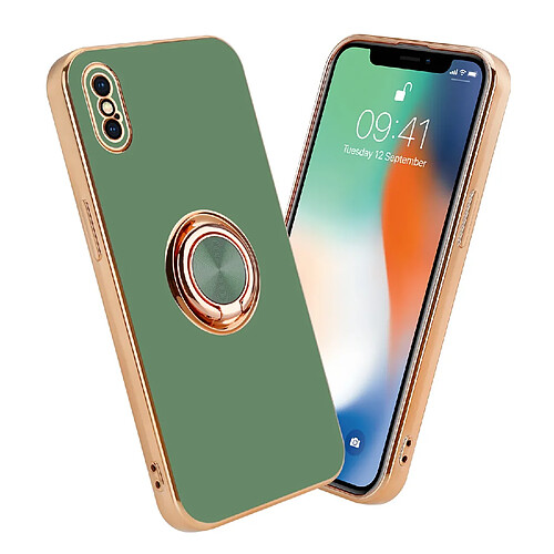 Cadorabo Coque iPhone XS MAX Etui en Vert