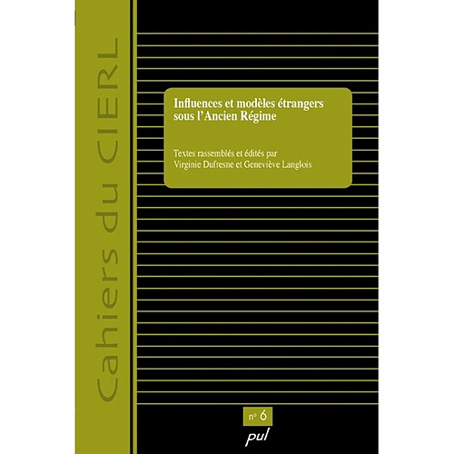 Influences et modèles étrangers en France sous l'Ancien Régime · Occasion