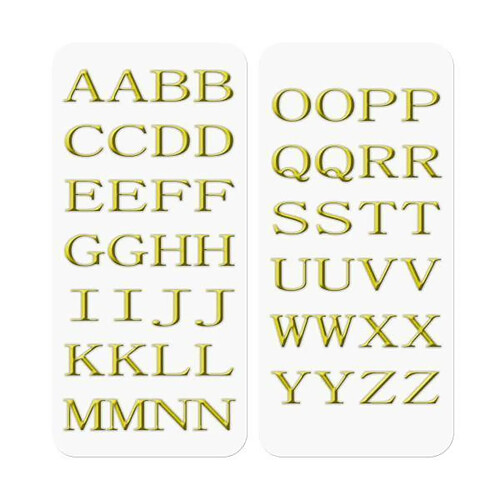 Celly Stickers Letras Doradas