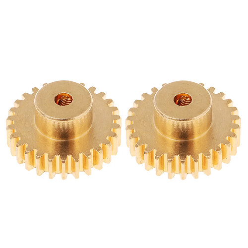 2 Pièces 27T Moteur Pignon Engrenage Métal Pour WLtoys A959-B RC Roche Chenilles Modèles