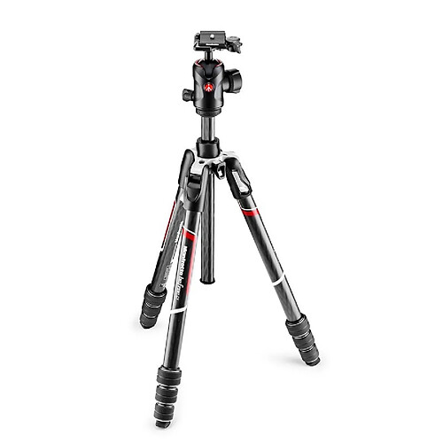 MANFROTTO Trépied Befree Carbone MKBFRTC4GT-BH avec rotule ball