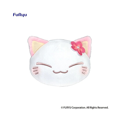 Furyu Nemuneko Cat - Peluche Rose 18 cm