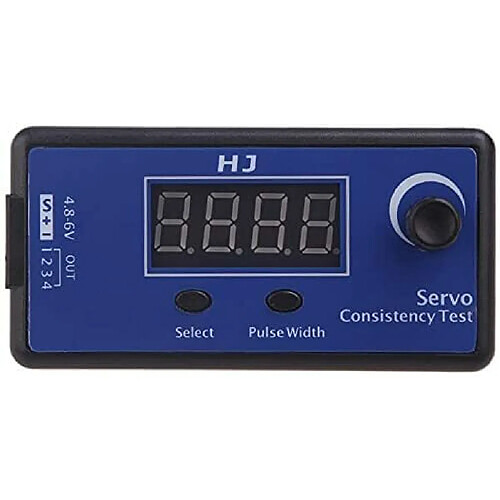 1 pièce HJ Digital Servo, ESC Speed Controller Consistency Tester (3 Modes, Synchronized Output Control 4 servos) pour RC