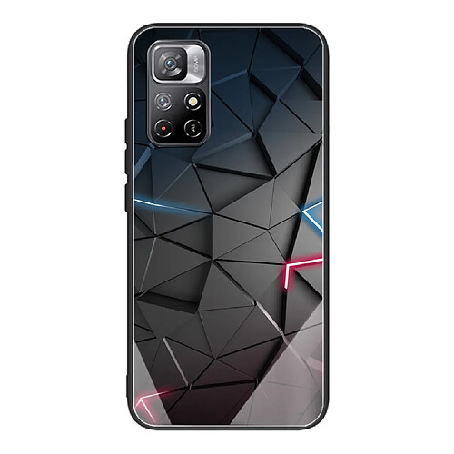 Coque en TPU anti-rayures Triangle noir pour votre Xiaomi Redmi Note 11/Poco M4 Pro 5G