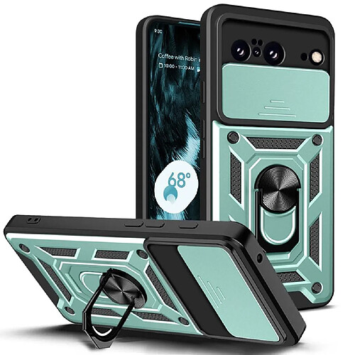 Htdmobiles Coque pour Google Pixel 8 5G - housse etui rigide anti choc + film ecran - VERT