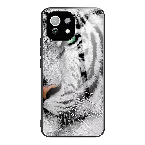 Coque en TPU anti-rayures tête de tigre pour votre Xiaomi Mi 11 Lite 4G/5G