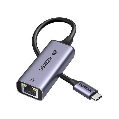 Ugreen - Câble CM648 USB-C / RJ45 2,5GB/s noir