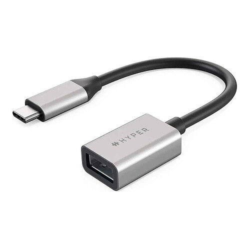 Adaptador HyperDrive USB-C a USB-A 3.2 10Gb/s Plata